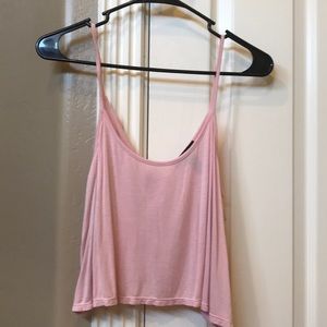 Baby pink crop top